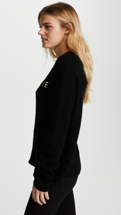 Pre-owned Skull Cashmere Rhen Babe Cashmere Sweater Black Size Xs, S, M $311