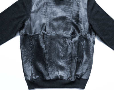 Pre-owned Brioni $6775  Karakul Persian Lamb Astrakhan Fur Turtleneck Sweater Size 50 Euro In Gray