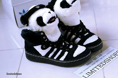 Pre-owned Adidas Originals Adidas Original Jeremy Scott Js Panda Bear  U42612 Poodle Teddy Multi Pink Camo | ModeSens