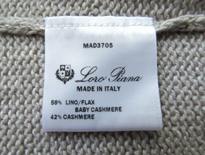 Pre-owned Loro Piana $2685  Silver Gray Baby Cashmere Bomber Jacket Hoodie 56 Euro 2xl