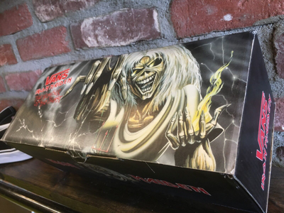 Pre-owned Vans Classic Slip On (iron Maiden 30th) Number Beast Vn-0qfdim3 Multi Sizes $200 In Black