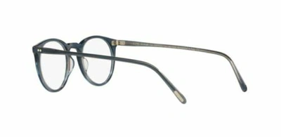 Pre-owned Oliver Peoples 0ov5183 O'malley 1662 Indigo Havana Eyeglasses In Clear