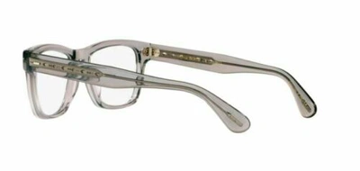 Pre-owned Oliver Peoples 0ov5393u Oliver 1132 Workman Grey Eyeglasses In Clear