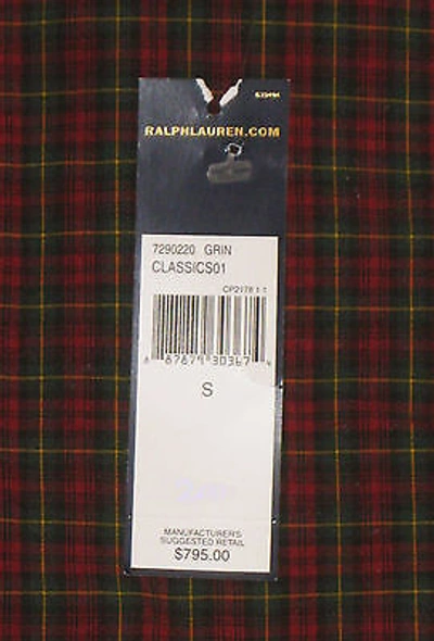 Pre-owned Polo Ralph Lauren Ralph Lauren Polo Men's Hunter Green Leather Vest - Size Small - $795 Msrp