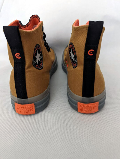Pre-owned Converse Rare Limited  Ctas Hi All Star Cx "wheat" Fleece Street Style 170998c 13 In Brown