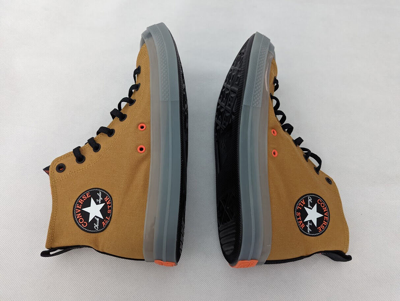 Pre-owned Converse Rare Limited  Ctas Hi All Star Cx "wheat" Fleece Street Style 170998c 13 In Brown