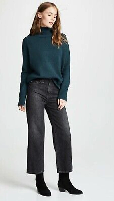 Pre-owned 360cashmere 360 Cashmere Valeria Turtleneck Cashmere Sweater, Kelp Green Size Xs, S $449