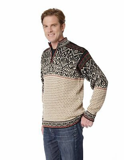 Pre-owned Invisible World Men's Pure Alpaca Zip-front Pullover Sweater Max In Multicolored