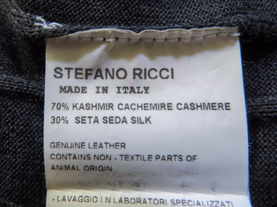 Pre-owned Stefano Ricci $5495 Loro Piana Desert 100% Cashmere Rain Storm System Coat Overcoat 54 Euro Xl In Gray