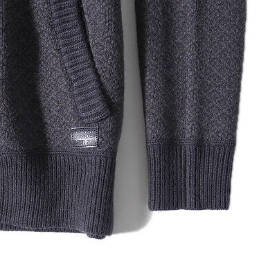 G-STAR RAW Pre-owned Men's  Premium Koonded Knit Cardigan Size Sweater Large L Limited In Black