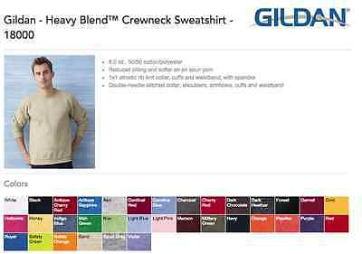 Pre-owned Gildan 50  Heavy Blend Sweatshirt G180 Bulk Lot Wholesale Ok To Mix S-xl & Colors