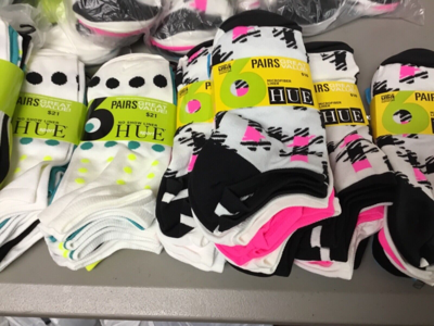 Pre-owned Hue Bulk Wholesale 80 Packs Of 6 Pair  No Show Liner Socks Multi Retail $1680.00 In Multicolor