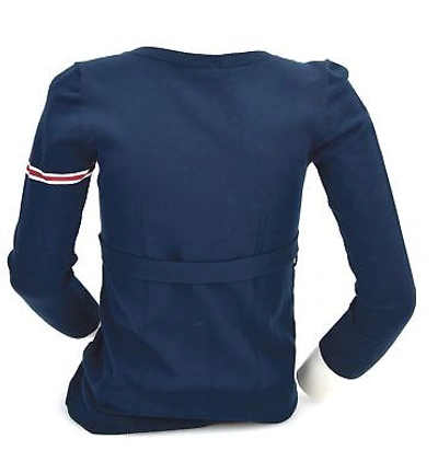 Pre-owned Gucci Kids'  Junior Girl Cardigan Pullover Sweater Winter Casual Code Wgj 270707 In Blu - Blue