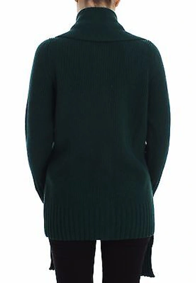 Pre-owned Dolce & Gabbana Sweater Cardigan Cashmere Green Knitted It44 / Us10/ L Rrp $2600