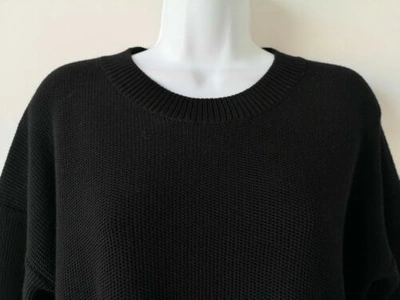 Pre-owned Canada Goose Auth  Black Label Black Aleza Merino Sweater Ladies Medium