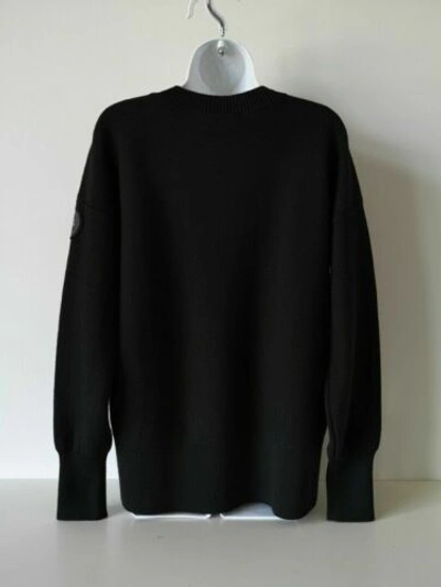 Pre-owned Canada Goose Auth  Black Label Black Aleza Merino Sweater Ladies Medium