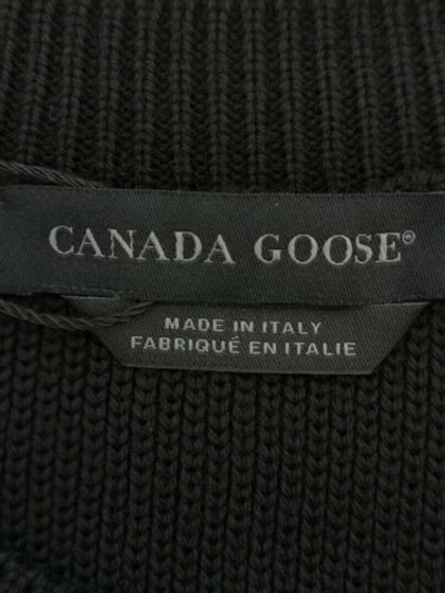 Pre-owned Canada Goose Auth  Black Label Black Aleza Merino Sweater Ladies Medium