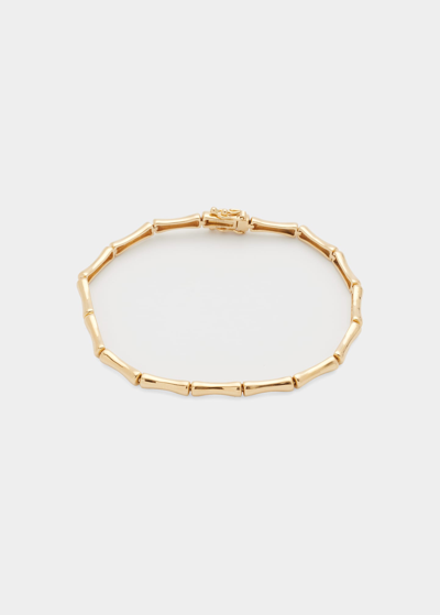 Shop Anita Ko Bamboo Bracelet In 18k Gold In Yg
