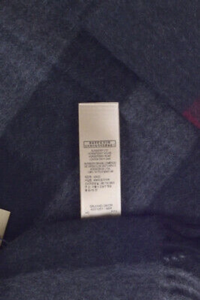 Pre-owned Burberry Scarf Scarves Foulard Half Mega Check Man Greys 4031051 Sz.u Make Offer In Gray