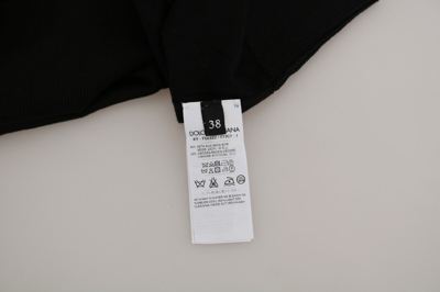 Pre-owned Dolce & Gabbana Sweater Silk Black Lace Sweater Cardigan It38/ Us4 /xs Rrp $1500