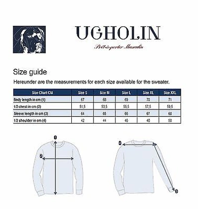 Pre-owned Ugholin Men's 100% Cashmere Brown Solid Knit Polo Sweater