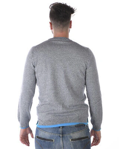 Pre-owned Kenzo Sweater Pullover Fall Winter Wool Man Grey 3ab5pu202 95 Sz.s Make Offer In Gray