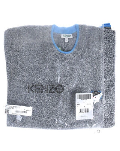 Pre-owned Kenzo Sweater Pullover Fall Winter Wool Man Grey 3ab5pu202 95 Sz.s Make Offer In Gray