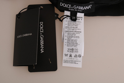 Pre-owned Dolce & Gabbana Sweater Black Fairy Tale Crystal Hooded It36 / Us2 /xs Rrp $1500
