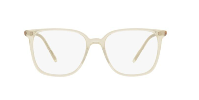 Pre-owned Oliver Peoples 0ov5374u Coren 1692 Pale Citrine Light Brown Unisex Eyeglasses In Clear