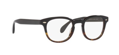 Pre-owned Oliver Peoples 0ov5036s Sheldrake Sun 1722sb Black/blue Light Filter Eyeglasses