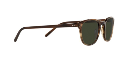 Pre-owned Oliver Peoples 0ov5219s Fairmont Sun 1724p1 Brown/g-15 Polar Men's Sunglasses