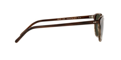 Pre-owned Oliver Peoples 0ov5219s Fairmont Sun 1724p1 Brown/g-15 Polar Men's Sunglasses