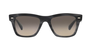 Pre-owned Oliver Peoples 0ov5393su Oliver Sun 166132 Grey Gradient 51mm Men's Sunglasses In Shale Gradient