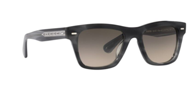 Pre-owned Oliver Peoples 0ov5393su Oliver Sun 166132 Grey Gradient 51mm Men's Sunglasses In Shale Gradient