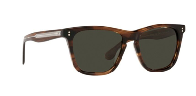 Pre-owned Oliver Peoples 0ov5449su Lynes Sun 1724p1 Tuscany Tortoise Brown/g-15 Sunglasses In G-15 Polar