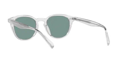 Pre-owned Oliver Peoples 0ov5454su Desmon Sun 1101p1 Crystal Clear/teal Polar Sunglasses