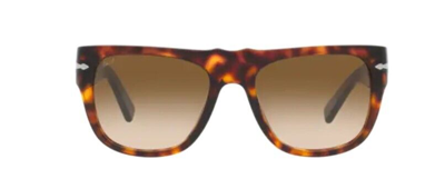 Pre-owned Persol 0po3295s 24/51 Havana/brown Gradient Women's Sunglasses