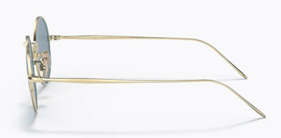 Pre-owned Oliver Peoples 0ov1293st G. Ponti-3 503556 Soft Gold Titanium Unisex Sunglasses In Cobalto