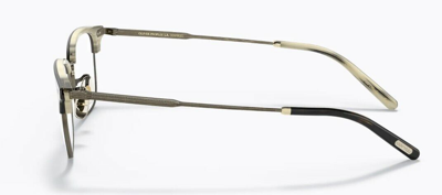 Pre-owned Oliver Peoples 0ov5468 Kesten 1666 Antique Gold/362/horn Unisex Eyeglasses In Clear