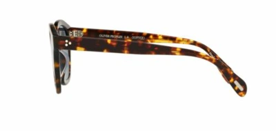 Pre-owned Oliver Peoples 0ov 5382su Boudreau L.a 165480 Dm2 Havana/blue Sunglasses