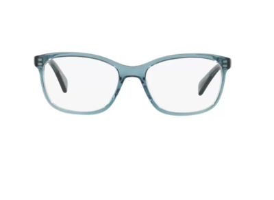 Pre-owned Oliver Peoples 0ov5194 Follies 1617 Washed Teal Green Eyeglasses In Clear