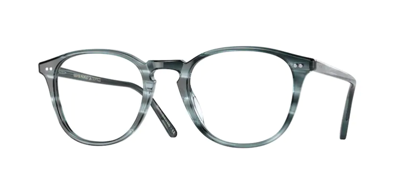 Pre-owned Oliver Peoples 0ov 5414u Forman-r 1704 Washed Lapis Unisex Eyeglasses In Clear