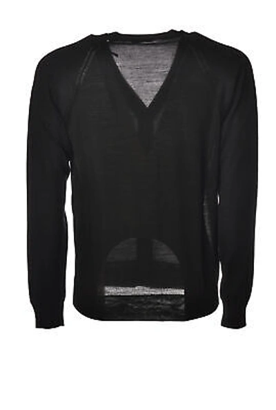 Pre-owned Paolo Pecora - Knitwear-cardigan - Man - Black - 6494219i190802 In See The Description Below