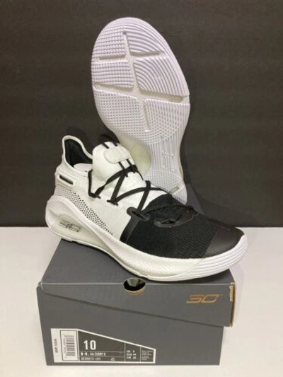 Pre-owned Under Armour Curry 6 ‘working On Excellence' Size 10 (brand New) In White