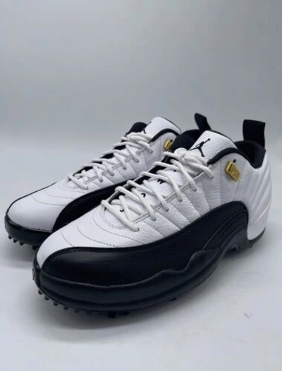 Pre-owned Jordan 12 Low Golf Taxi 2022 Dh4120-100 Sizes 7.5-15 In Yellow