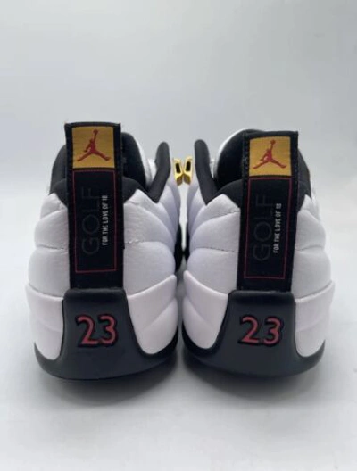 Pre-owned Jordan 12 Low Golf Taxi 2022 Dh4120-100 Sizes 7.5-15 In Yellow
