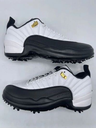 Pre-owned Jordan 12 Low Golf Taxi 2022 Dh4120-100 Sizes 7.5-15 In Yellow