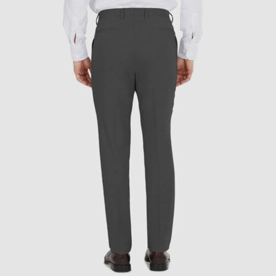 Pre-owned Dkny $495  Men's Gray Modern-fit Stretch Solid Jacket Pants 2-piece Suit Size 36r