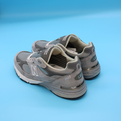 Pre-owned New Balance Size 10 - Balance 993 Grey White Silver Made In Usa Low Top Sneakers Mr993gl