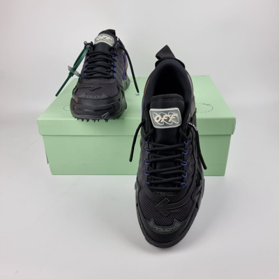 OFF-WHITE Pre-owned Odsy-2000 Black Leather Sneakers Fw22